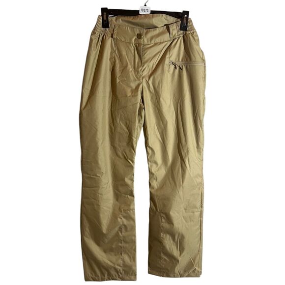 Decathlon Wedze Ski-P 100 Women's Waterproof Ski and Snow Pants Beige Sz Small - Picture 1 of 9